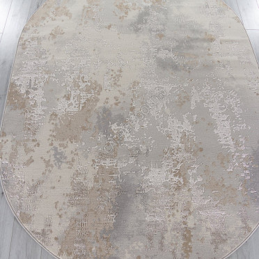 Ковер F171 - BEIGE - Овал - коллекция LIMAN