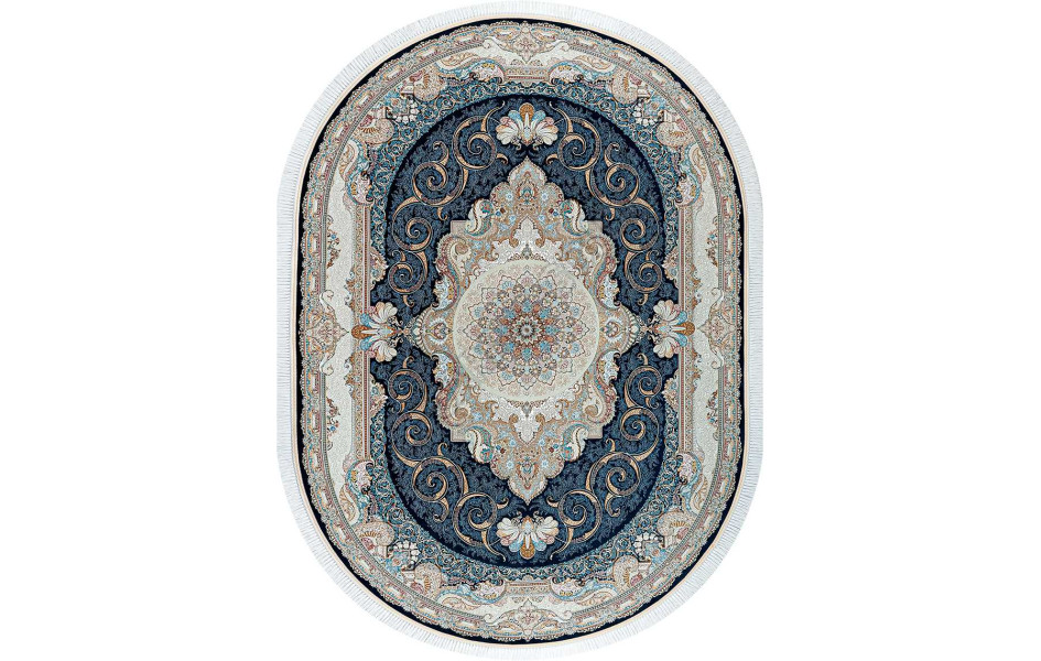 Ковер G144 OVAL D / BLUE Mashad 1500